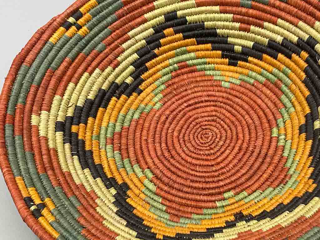 Finest Quality Handwoven Batoro Raffia Basket/Bowl | 10"