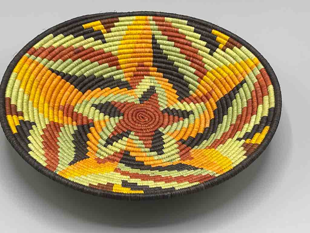 Finest Quality Handwoven Batoro Raffia Basket/Bowl | 9"