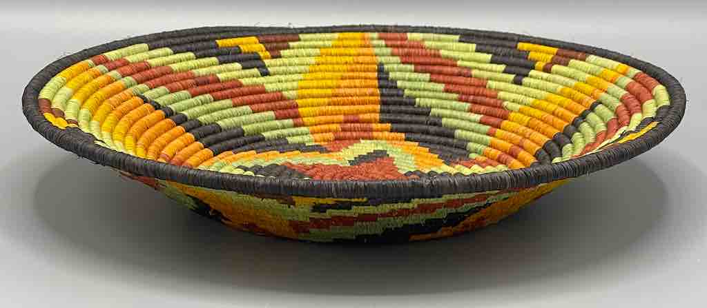 Finest Quality Handwoven Batoro Raffia Basket/Bowl | 9"