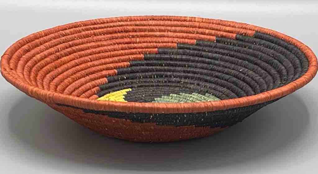 Finest Quality Handwoven Batoro Raffia Basket/Bowl | 8"