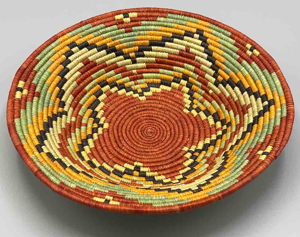 Finest Quality Handwoven Batoro Raffia Basket/Bowl | 10"