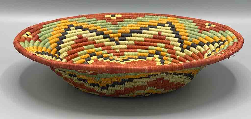 Finest Quality Handwoven Batoro Raffia Basket/Bowl | 10"