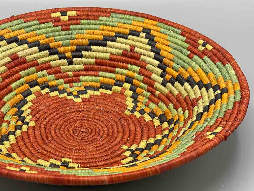 Finest Quality Handwoven Batoro Raffia Basket/Bowl | 10"