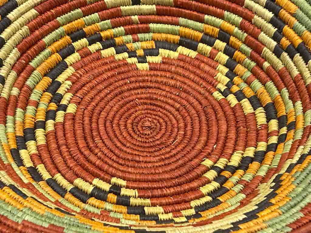 Finest Quality Handwoven Batoro Raffia Basket/Bowl | 10"