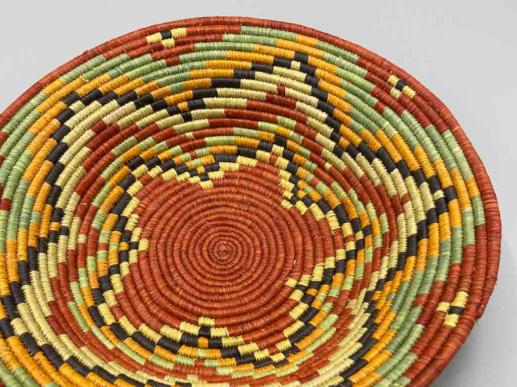 Finest Quality Handwoven Batoro Raffia Basket/Bowl | 10"