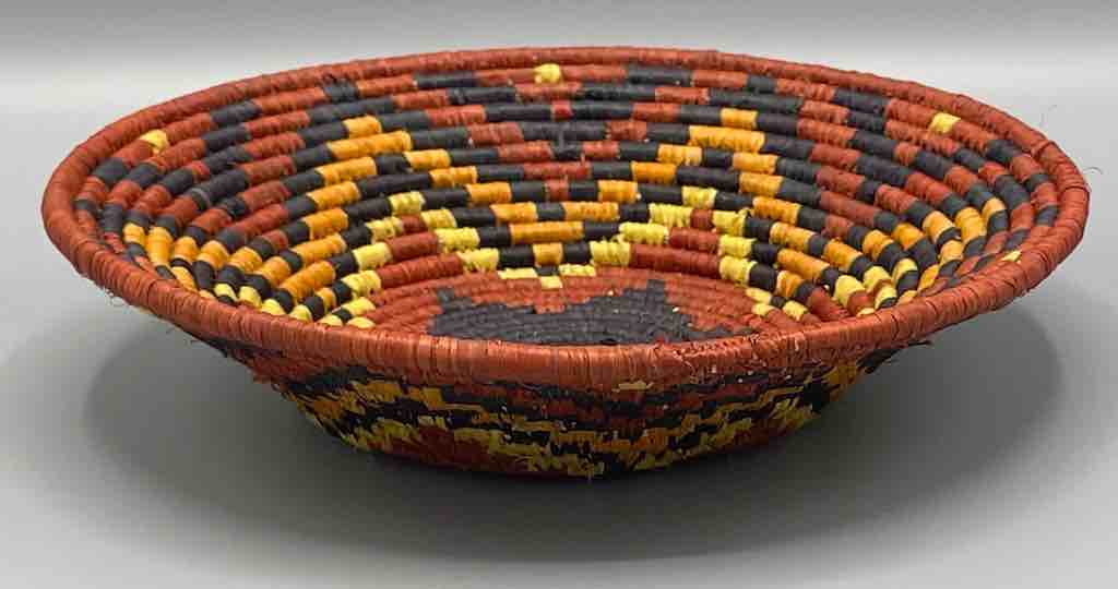 Finest Quality Handwoven Batoro Raffia Basket/Bowl | 8"