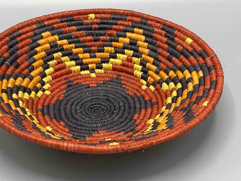 Finest Quality Handwoven Batoro Raffia Basket/Bowl | 8"