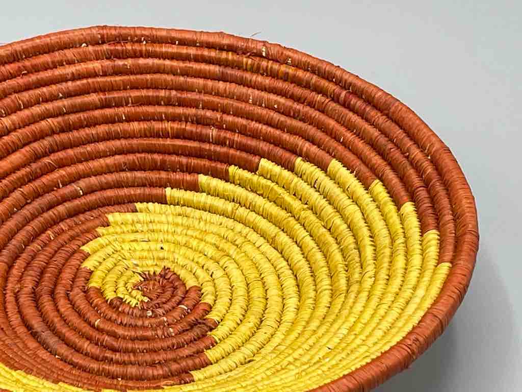 Finest Quality Handwoven Batoro Raffia Basket/Bowl | 7"