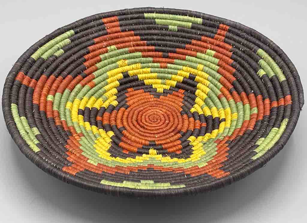 Finest Quality Handwoven Batoro Raffia Basket/Bowl | 9"