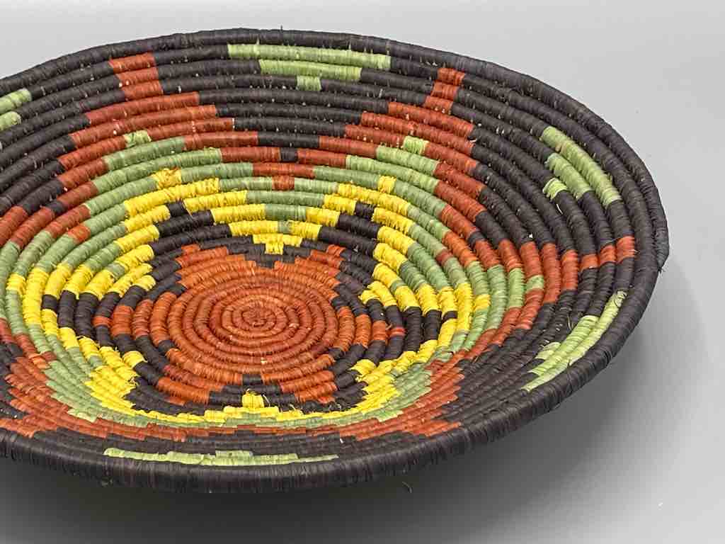 Finest Quality Handwoven Batoro Raffia Basket/Bowl | 9"