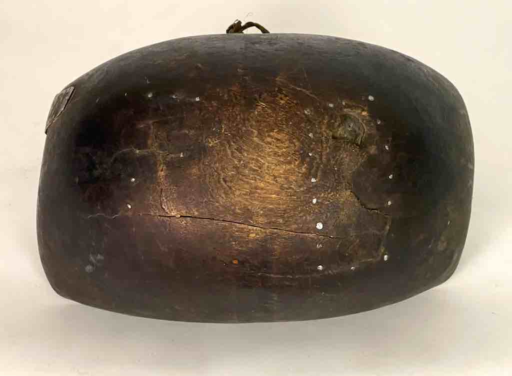 Vintage Wooden Turkana Vessel Bowl from Kenya, Africa | 10"
