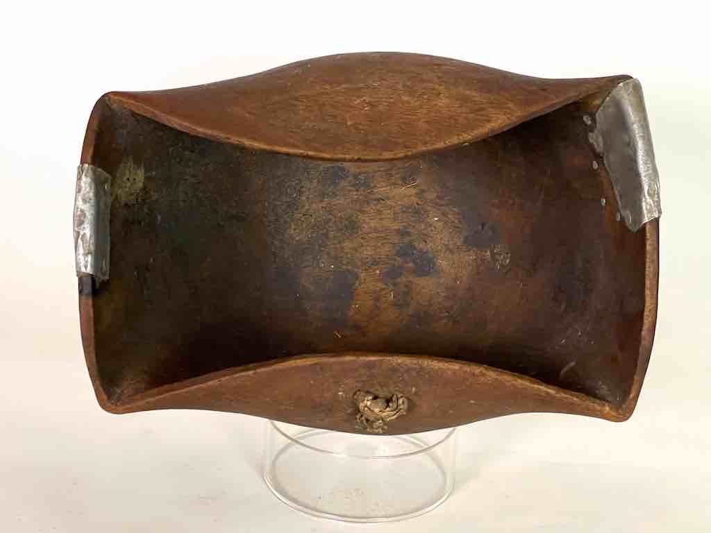 Vintage Wooden Samburu Vessel Bowl from Kenya, Africa | 11"