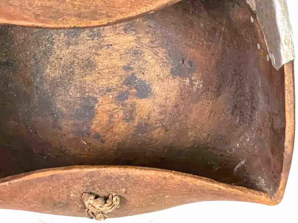 Vintage Wooden Samburu Vessel Bowl from Kenya, Africa | 11"