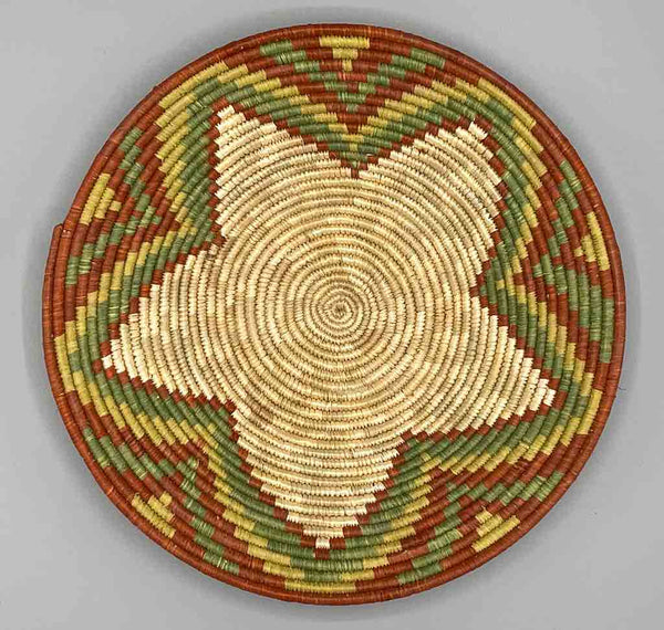 Finest Quality Handwoven Batoro Raffia Basket/Bowl | 10"