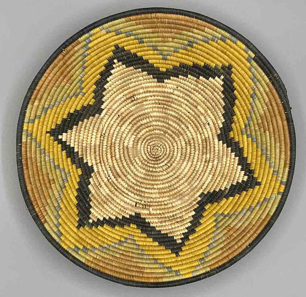 Finest Quality Handwoven Batoro Raffia Basket/Bowl | 10"