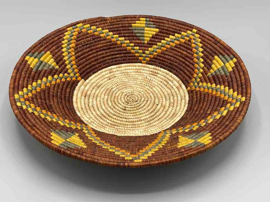 Finest Quality Handwoven Batoro Raffia Basket/Bowl | 11.5"