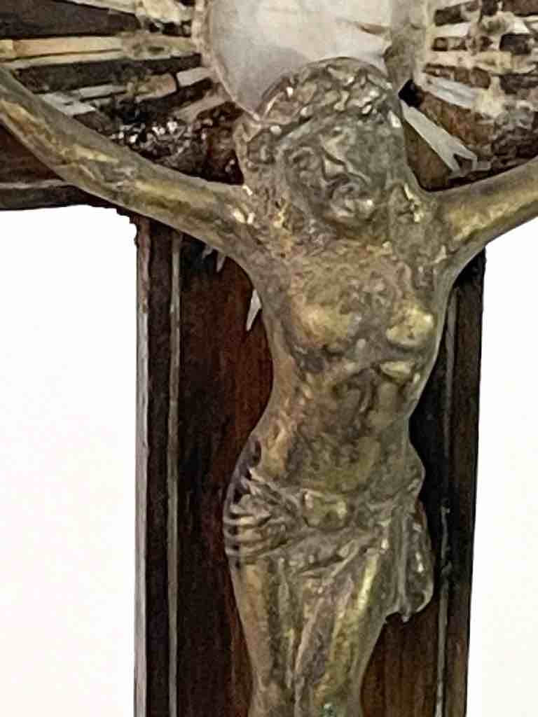 Unique Antique French-Vietnamese Catholic Crucifix