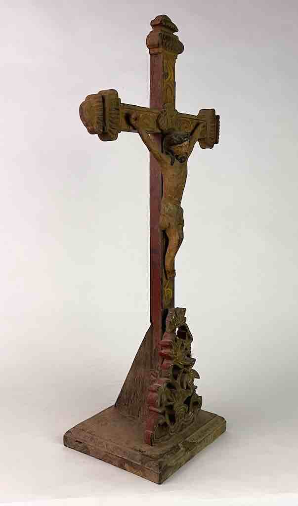 Antique French-Vietnamese Catholic Crucifix