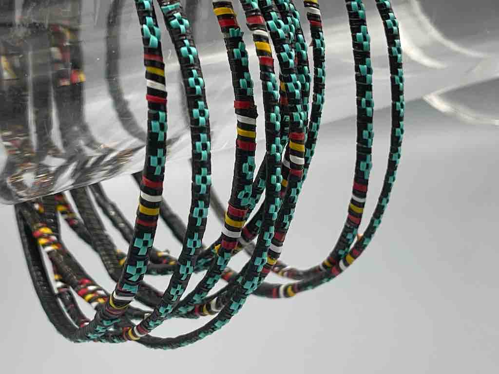 Narrowest Finest Design Recycled Plastic Bracelet - Turquoise