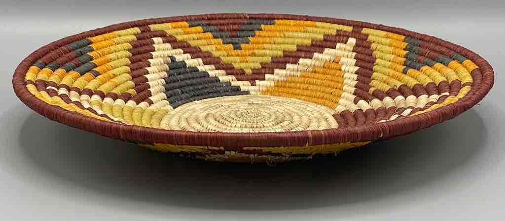 Finest Quality Handwoven Batoro Raffia Basket/Bowl | 11"