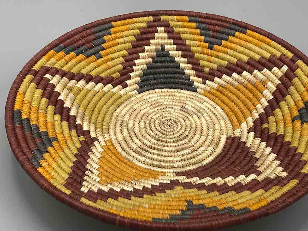 Finest Quality Handwoven Batoro Raffia Basket/Bowl | 11"