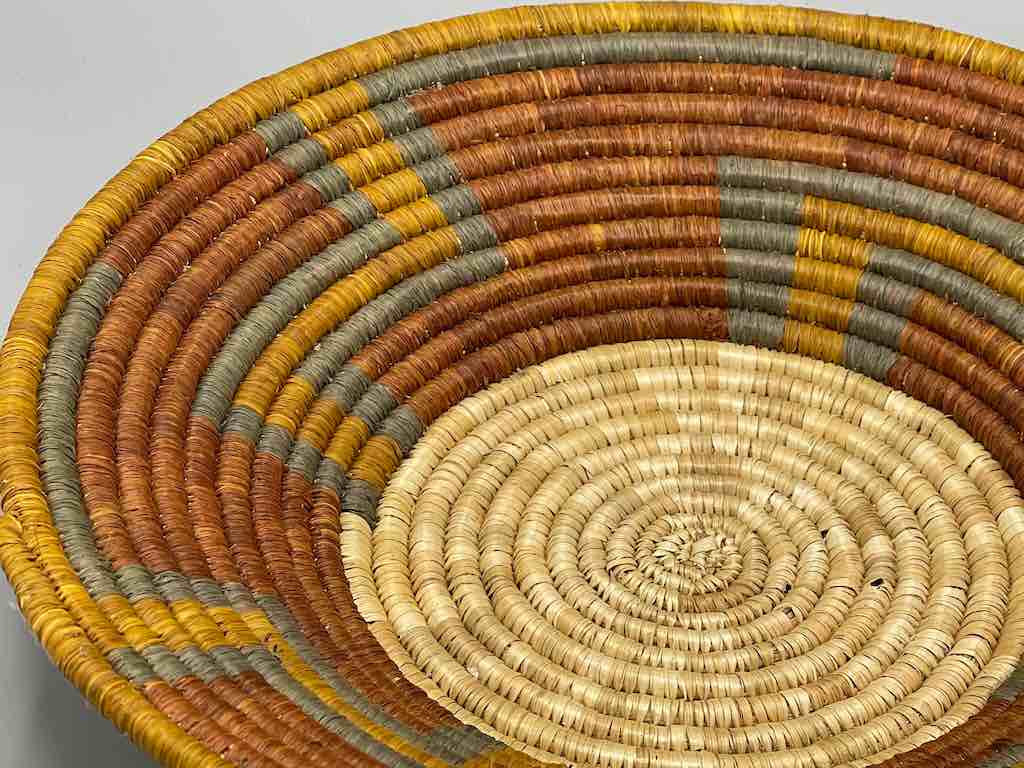 Finest Quality Handwoven Batoro Raffia Basket/Bowl | 11.5"