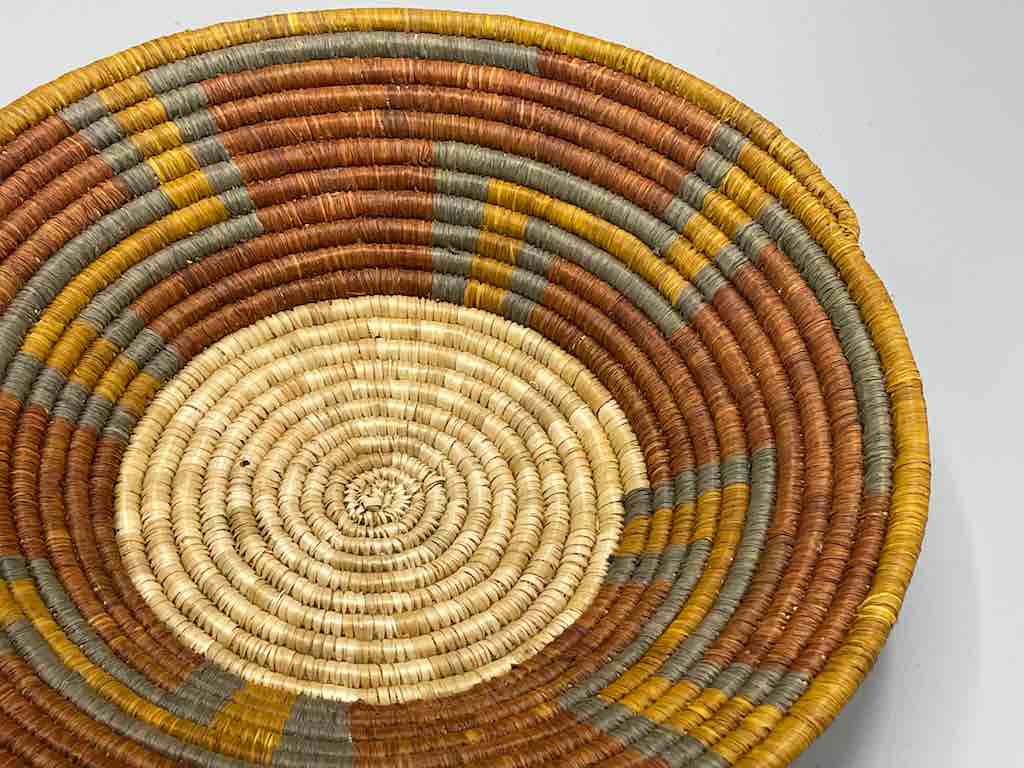 Finest Quality Handwoven Batoro Raffia Basket/Bowl | 11.5"