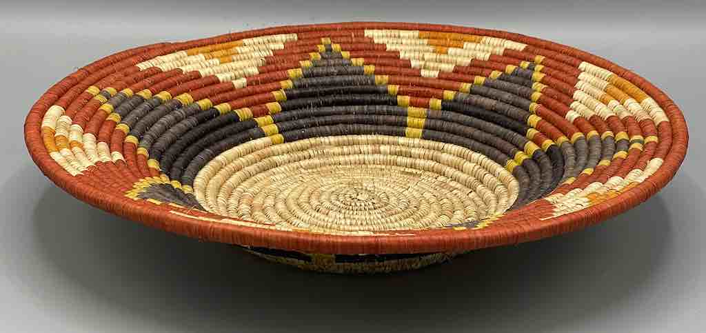 Finest Quality Handwoven Batoro Raffia Basket/Bowl | 11"