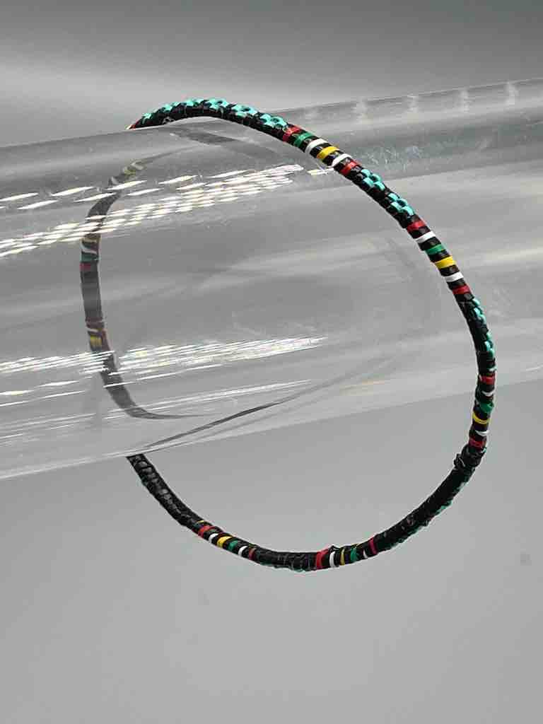 Narrowest Finest Design Recycled Plastic Bracelet - Turquoise