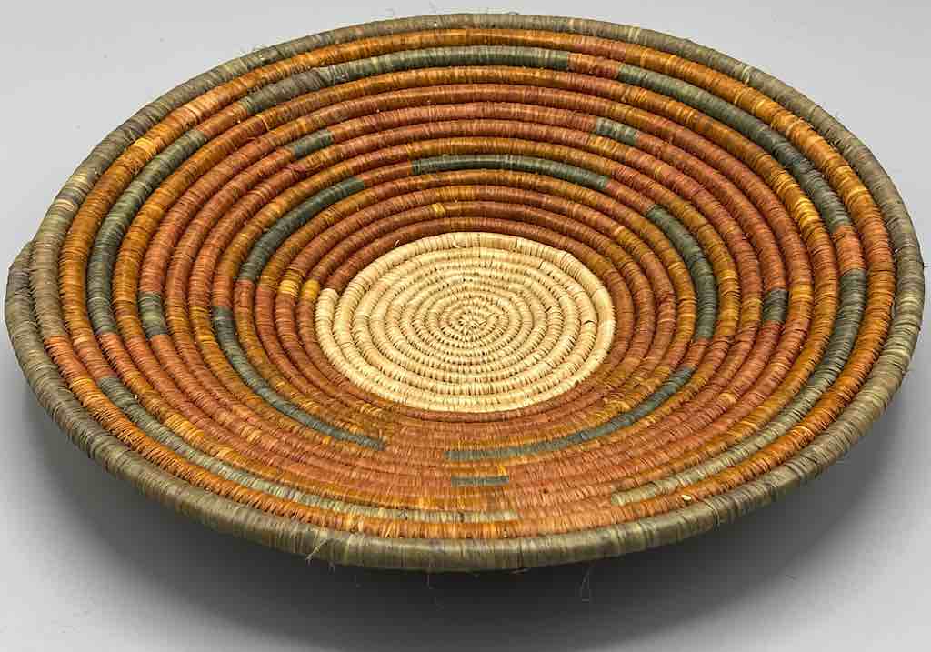 Finest Quality Handwoven Batoro Raffia Basket/Bowl | 11"