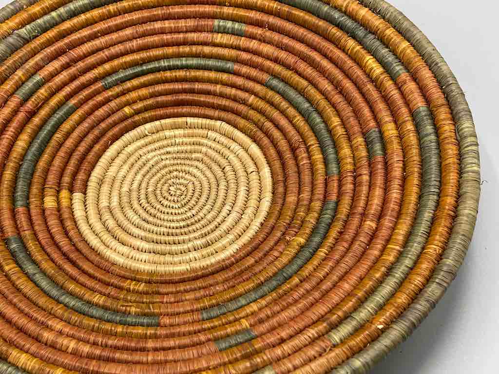 Finest Quality Handwoven Batoro Raffia Basket/Bowl | 11"