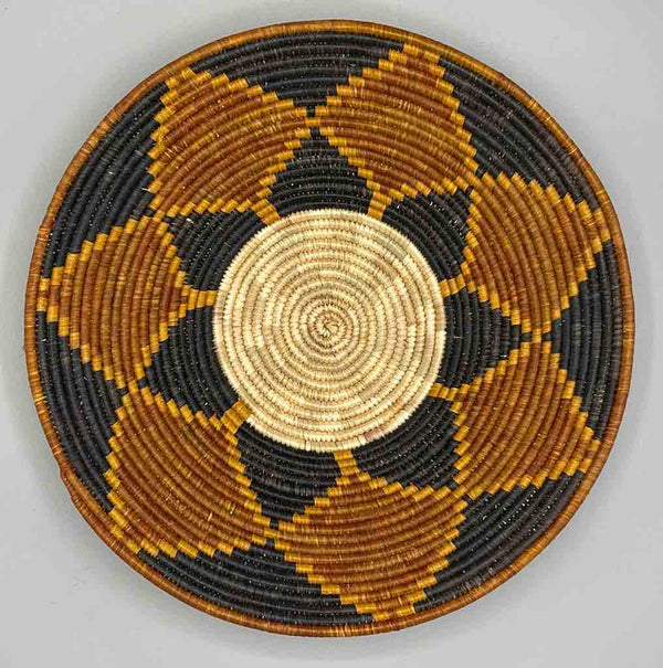 Finest Quality Handwoven Batoro Raffia Basket/Bowl | 10"