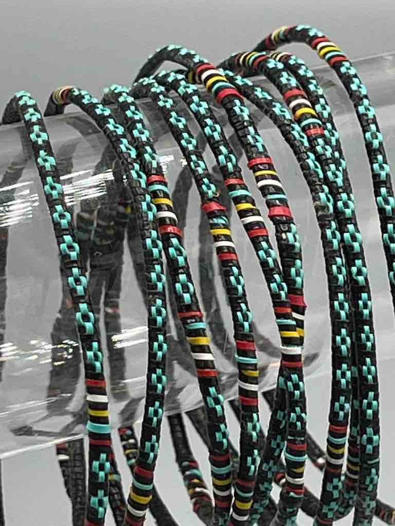 Narrowest Finest Design Recycled Plastic Bracelet - Turquoise