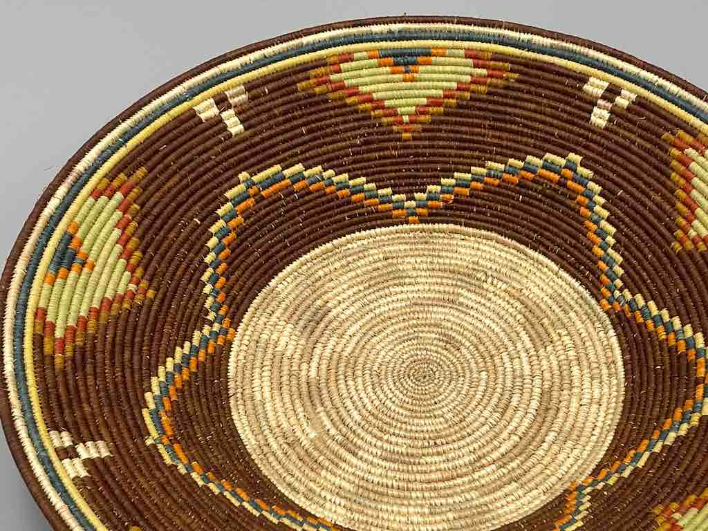 Finest Quality Handwoven Batoro Raffia Basket/Bowl | 11"