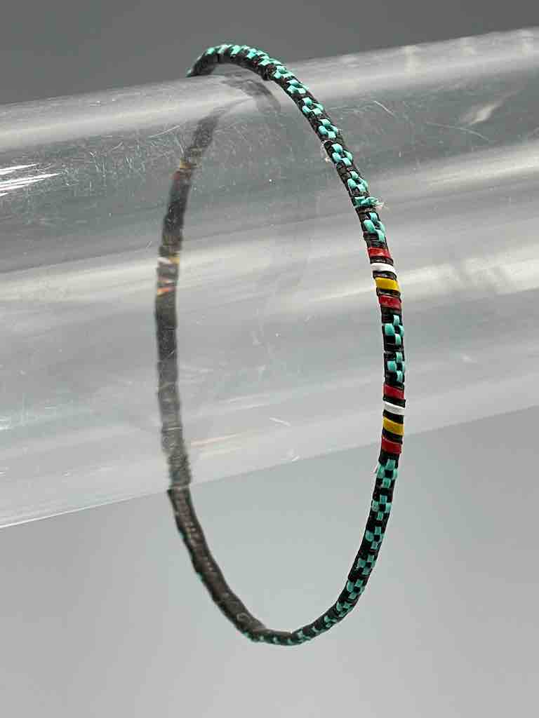 Narrowest Finest Design Recycled Plastic Bracelet - Turquoise