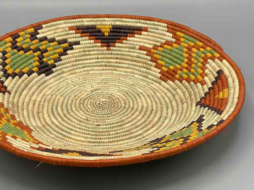 Finest Quality Handwoven Batoro Raffia Basket/Bowl | 11"