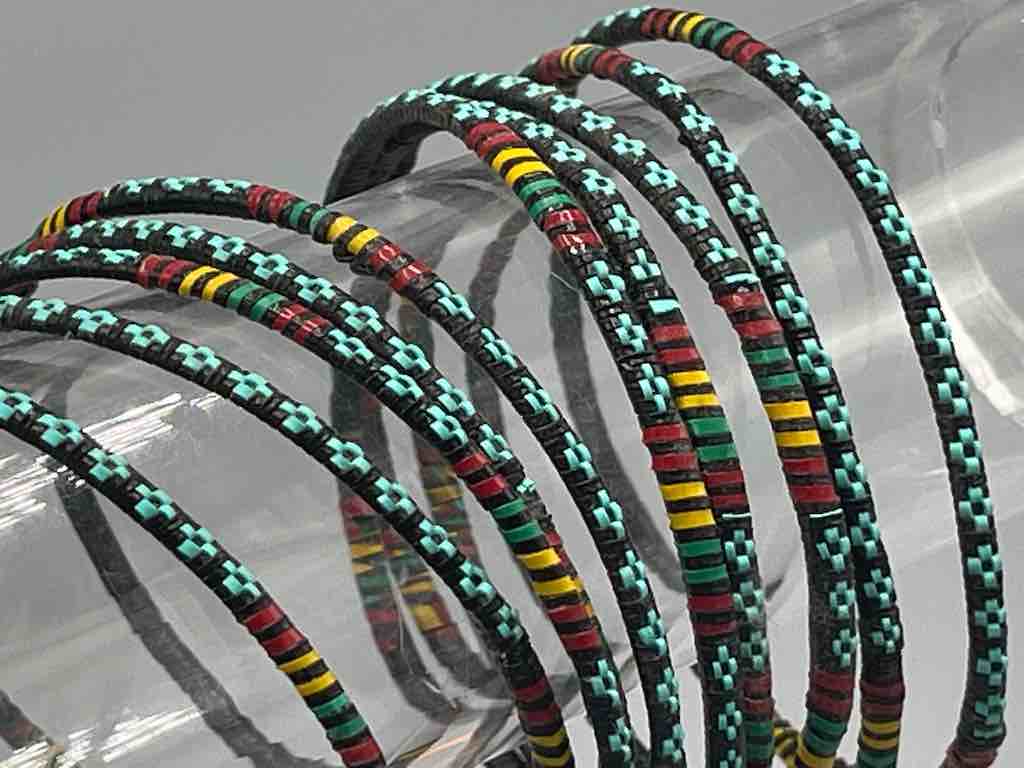 Narrowest Finest Design Recycled Plastic Bracelet - Turquoise