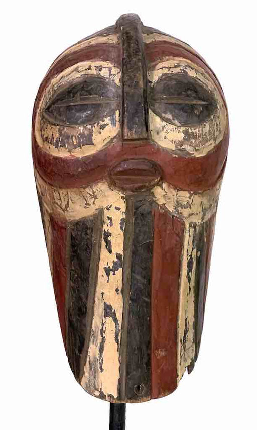 Ceremonial-style African Kifwebe Tribal Mask from Congo (DRC)