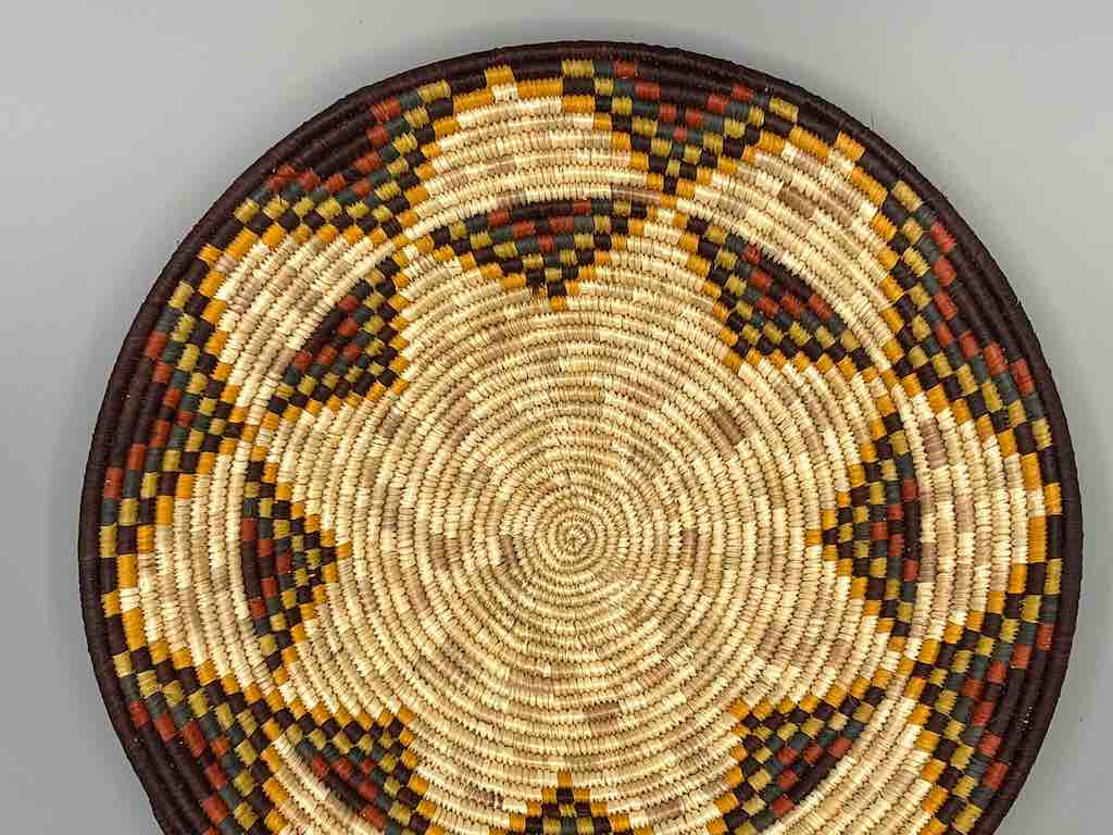 Finest Quality Handwoven Batoro Raffia Basket/Bowl | 13"