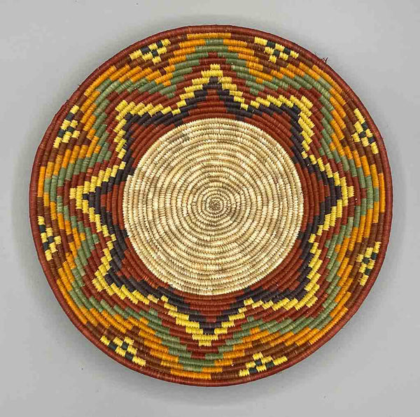 Finest Quality Handwoven Batoro Raffia Basket/Bowl | 10"