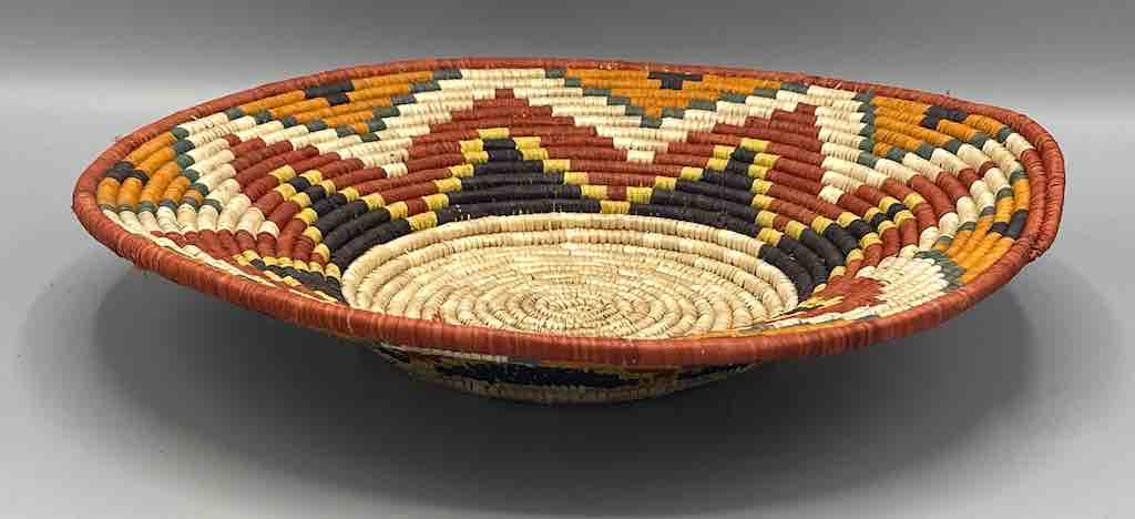 Finest Quality Handwoven Batoro Raffia Basket/Bowl | 11"