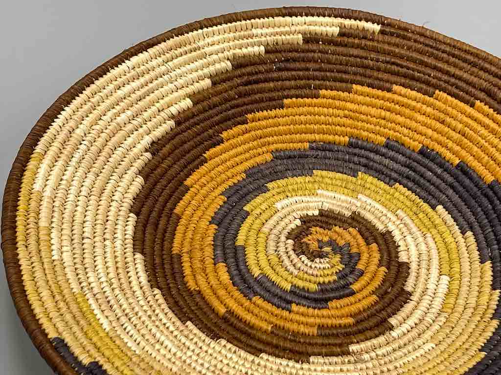 Finest Quality Handwoven Batoro Raffia Basket/Bowl | 9"