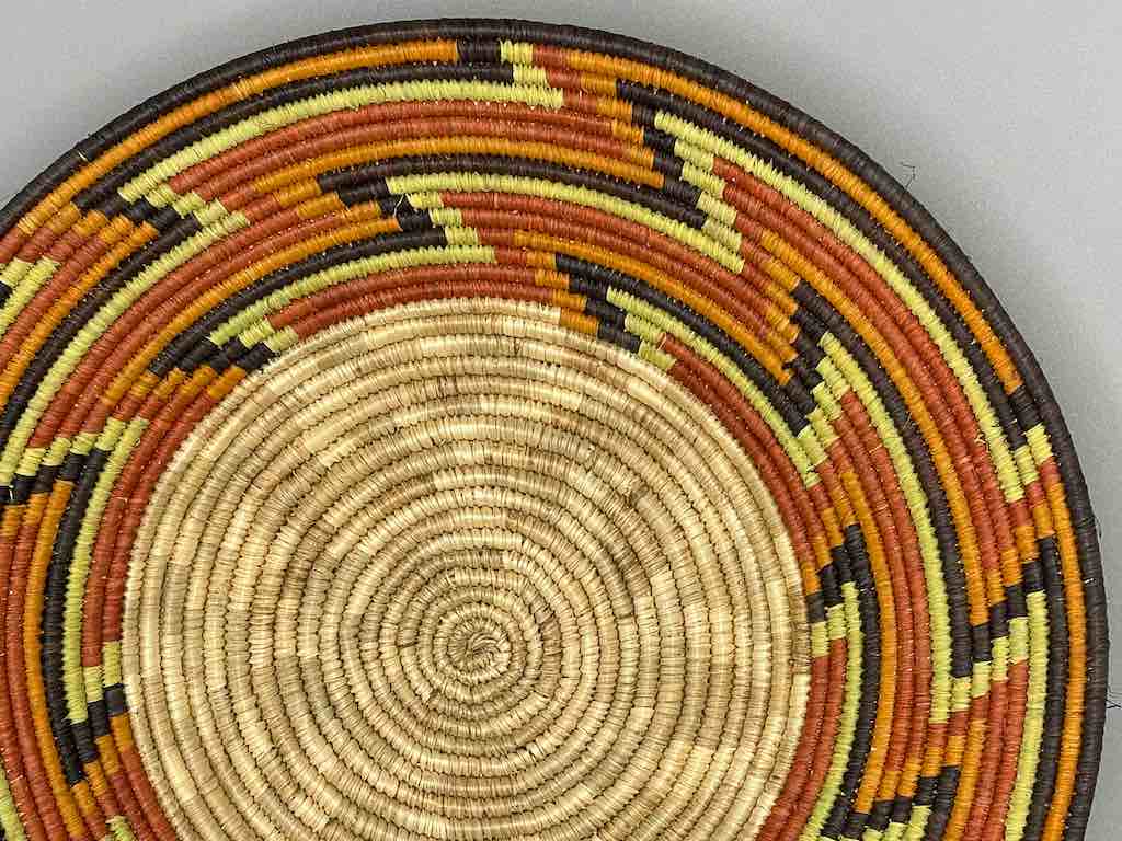 Finest Quality Handwoven Batoro Raffia Basket/Bowl | 10"