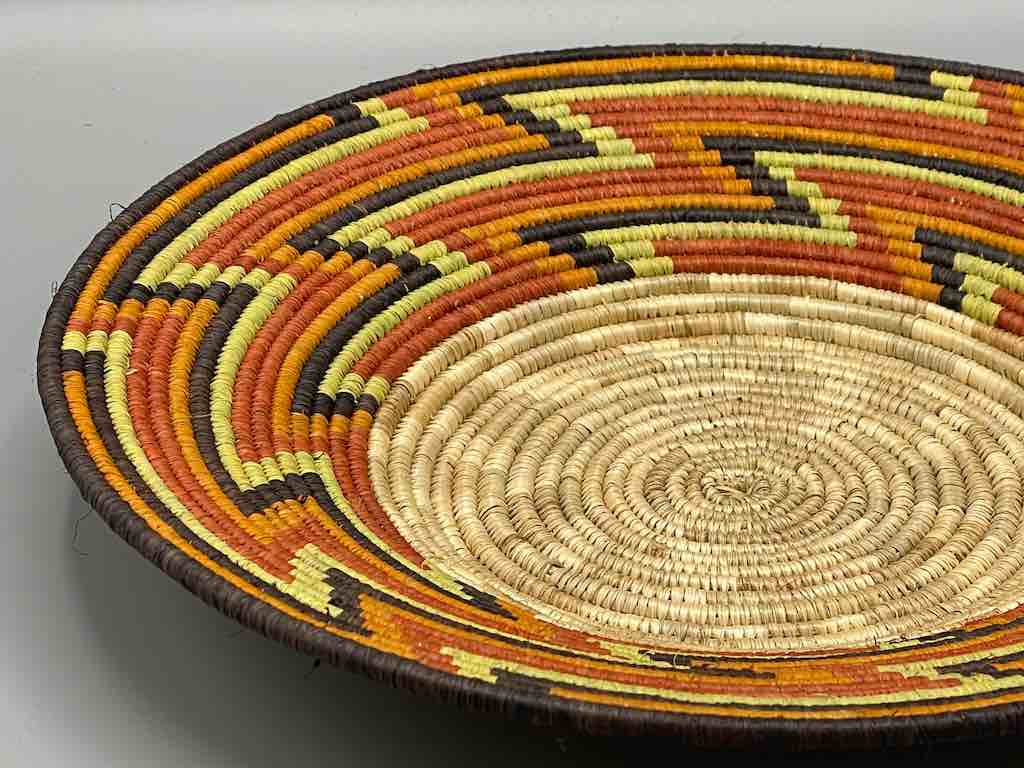 Finest Quality Handwoven Batoro Raffia Basket/Bowl | 10"