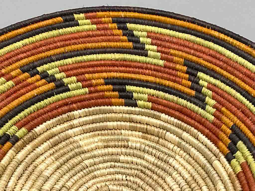 Finest Quality Handwoven Batoro Raffia Basket/Bowl | 10"