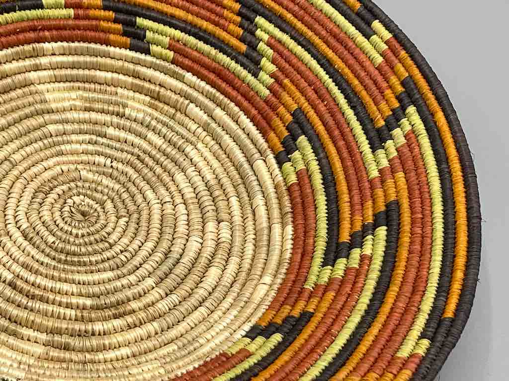 Finest Quality Handwoven Batoro Raffia Basket/Bowl | 10"