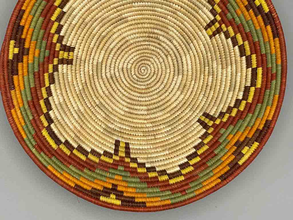 Finest Quality Handwoven Batoro Raffia Basket/Bowl | 10"