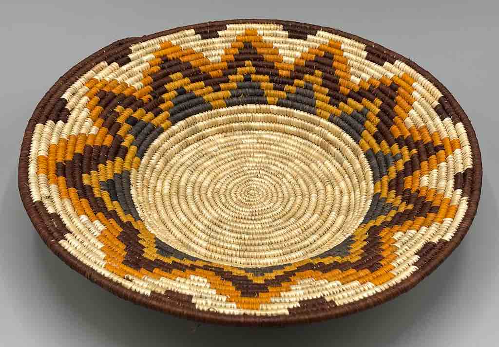 Finest Quality Handwoven Batoro Raffia Basket/Bowl | 11"