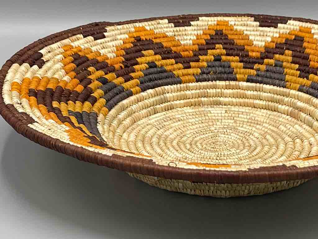 Finest Quality Handwoven Batoro Raffia Basket/Bowl | 11"