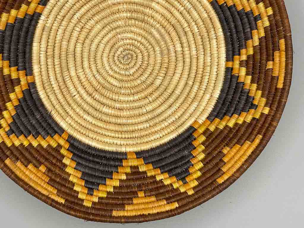 Finest Quality Handwoven Batoro Raffia Basket/Bowl | 10"